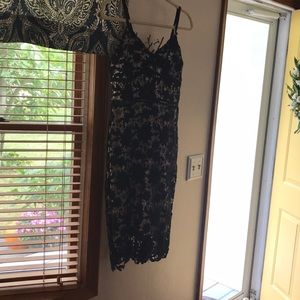 Forever 21 lace overlay dress